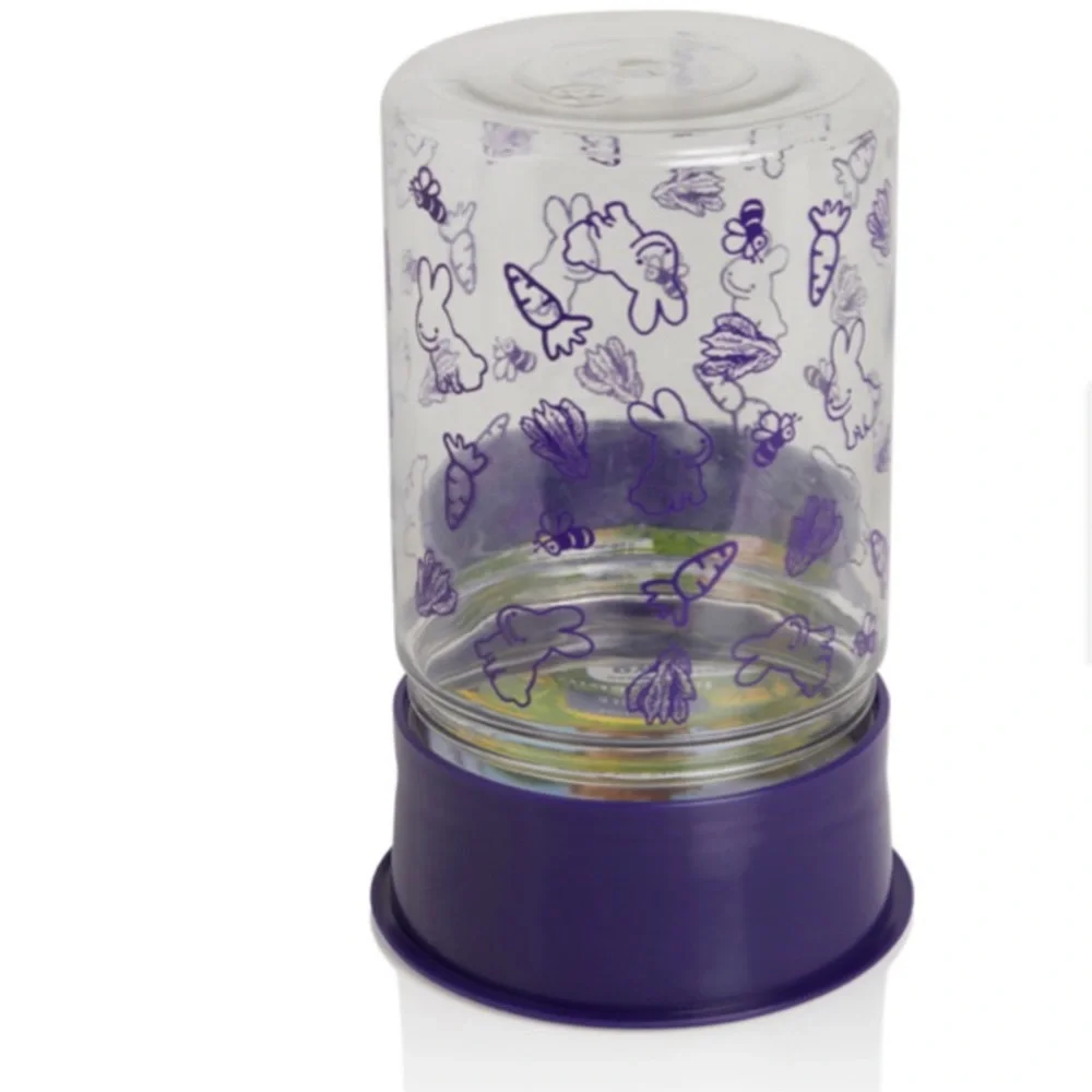 LIXIT Purple Rabbit Feeder / Waterer